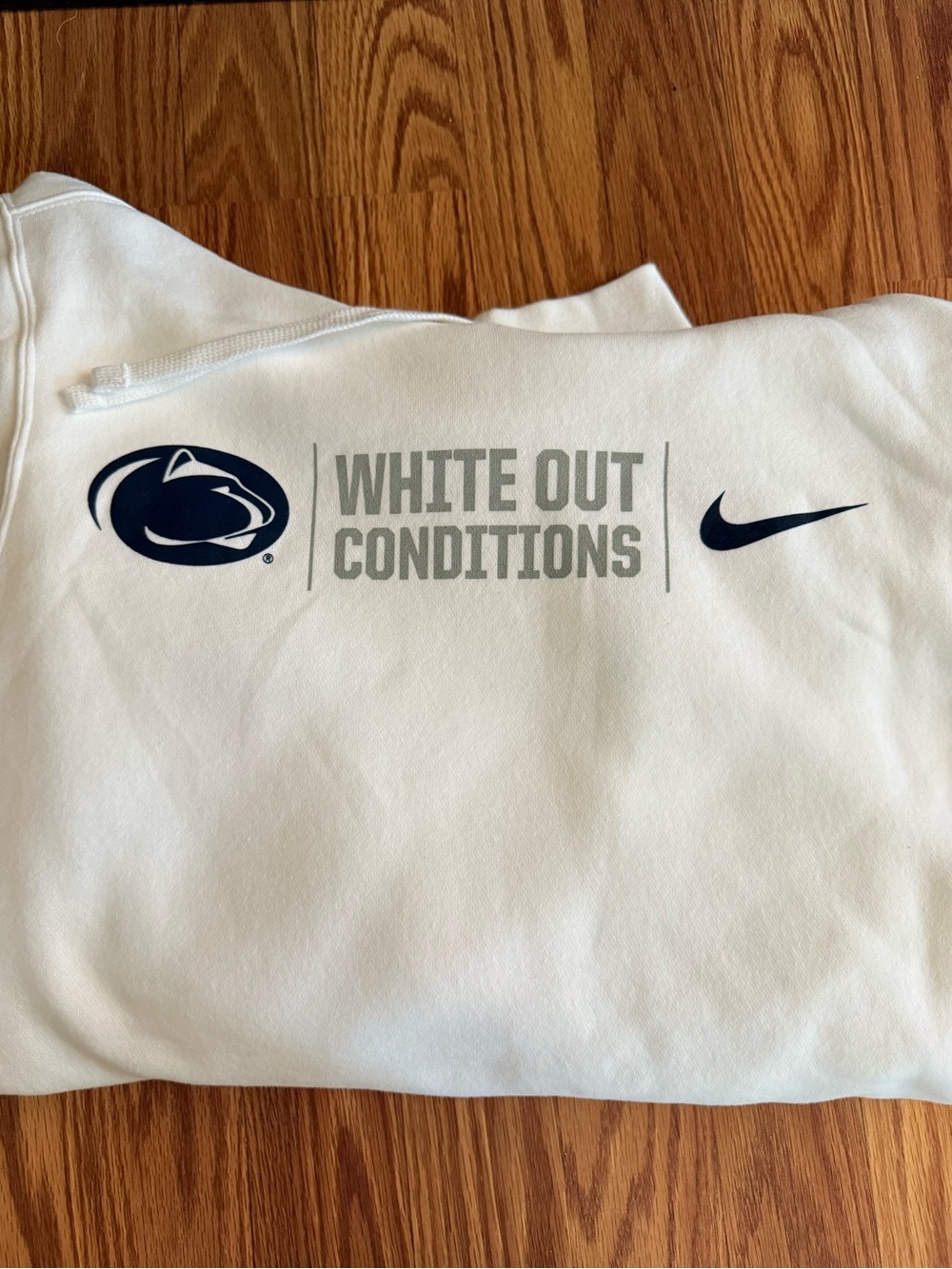 Nike PSU White Out 'White Out Conditions' Hoodie Sweatshirt